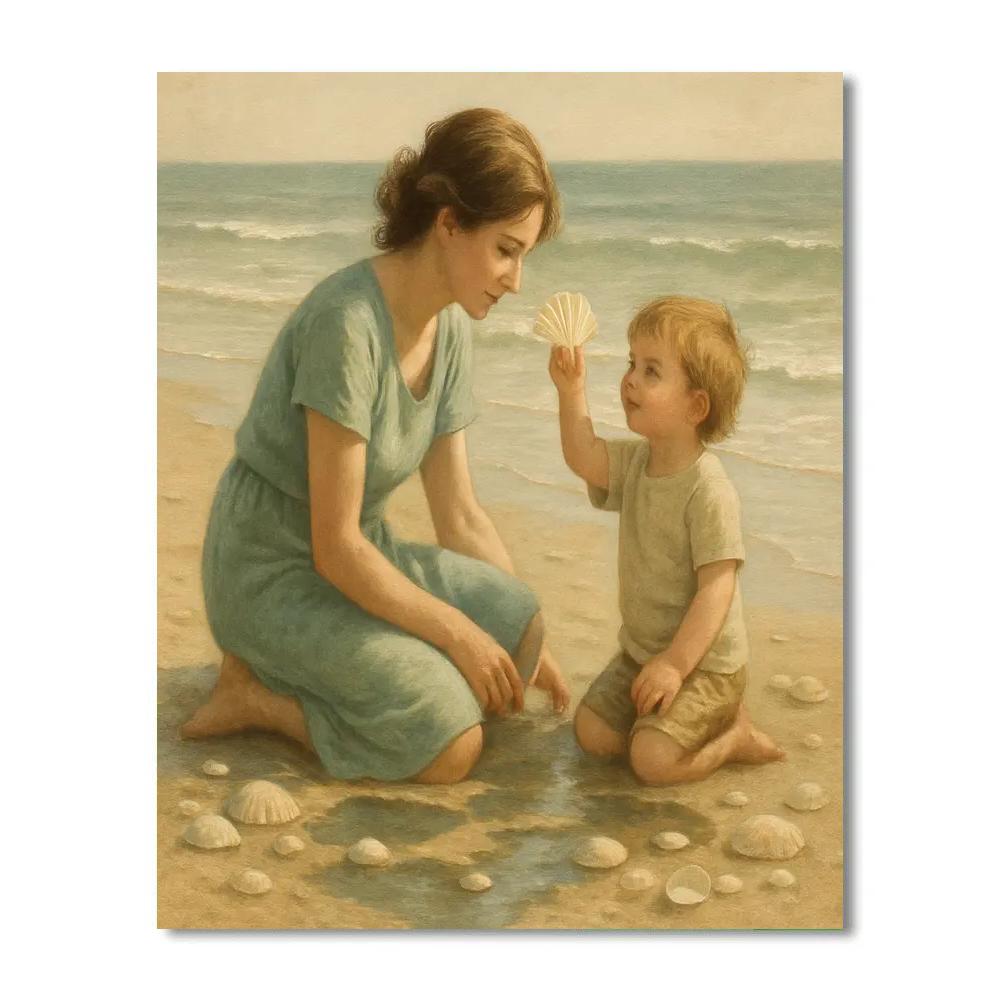 Seashell Collection Moment paint by number