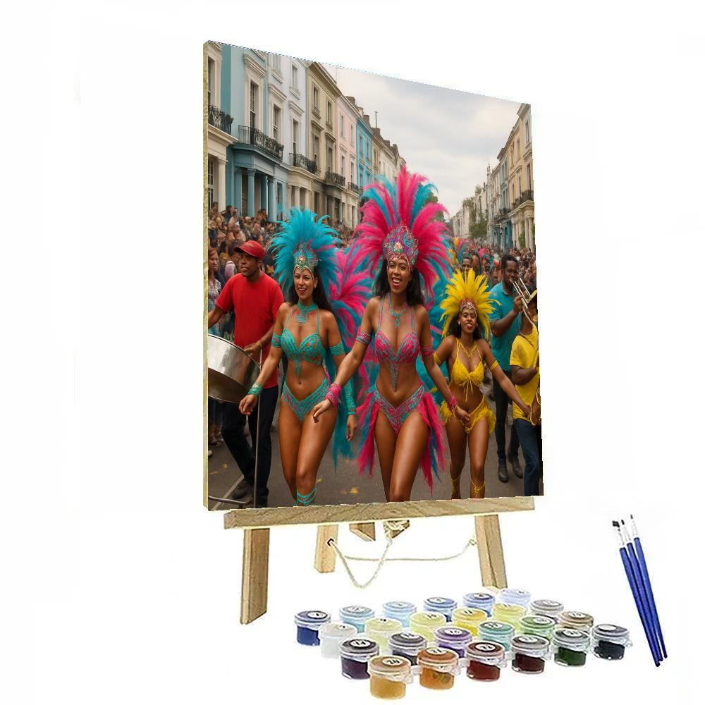 Notting Hill Carnival London Numbered painting kits