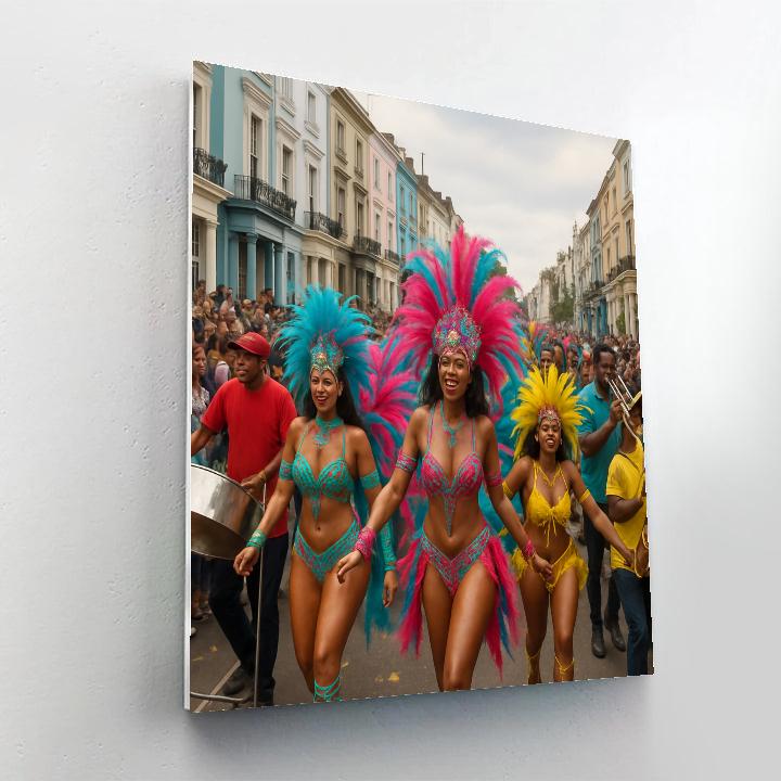 Notting Hill Carnival London Numbered painting kits