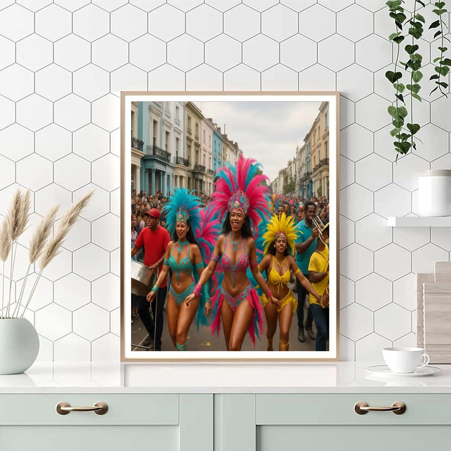 Notting Hill Carnival London Numbered painting kits