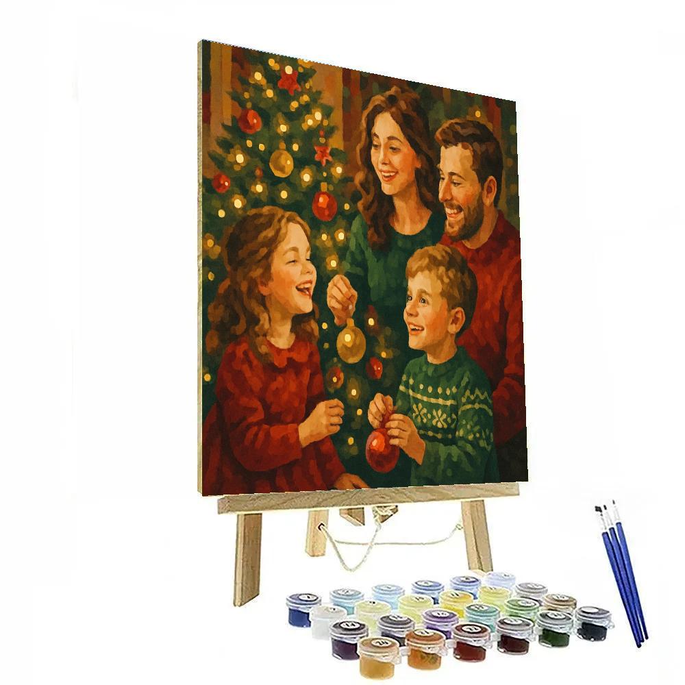 Festive Gathering painting number kit