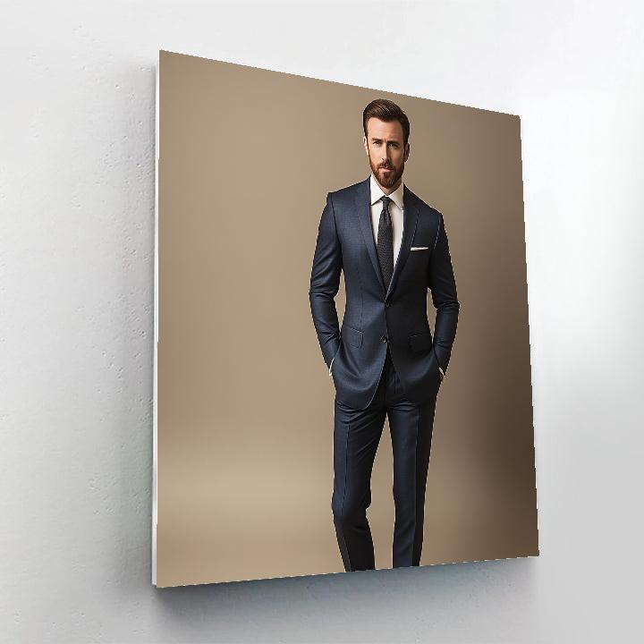 Chris Evans: The Resolute Star Of The Shielded Horizon Paint by numbers kits