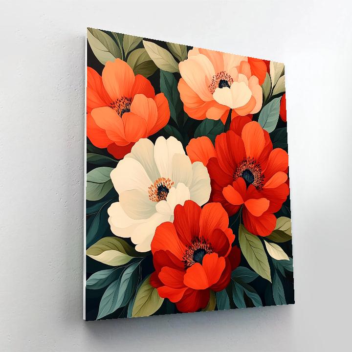 Georgia OKeeffe Inspired Desert Flowers Paint by numbers kits
