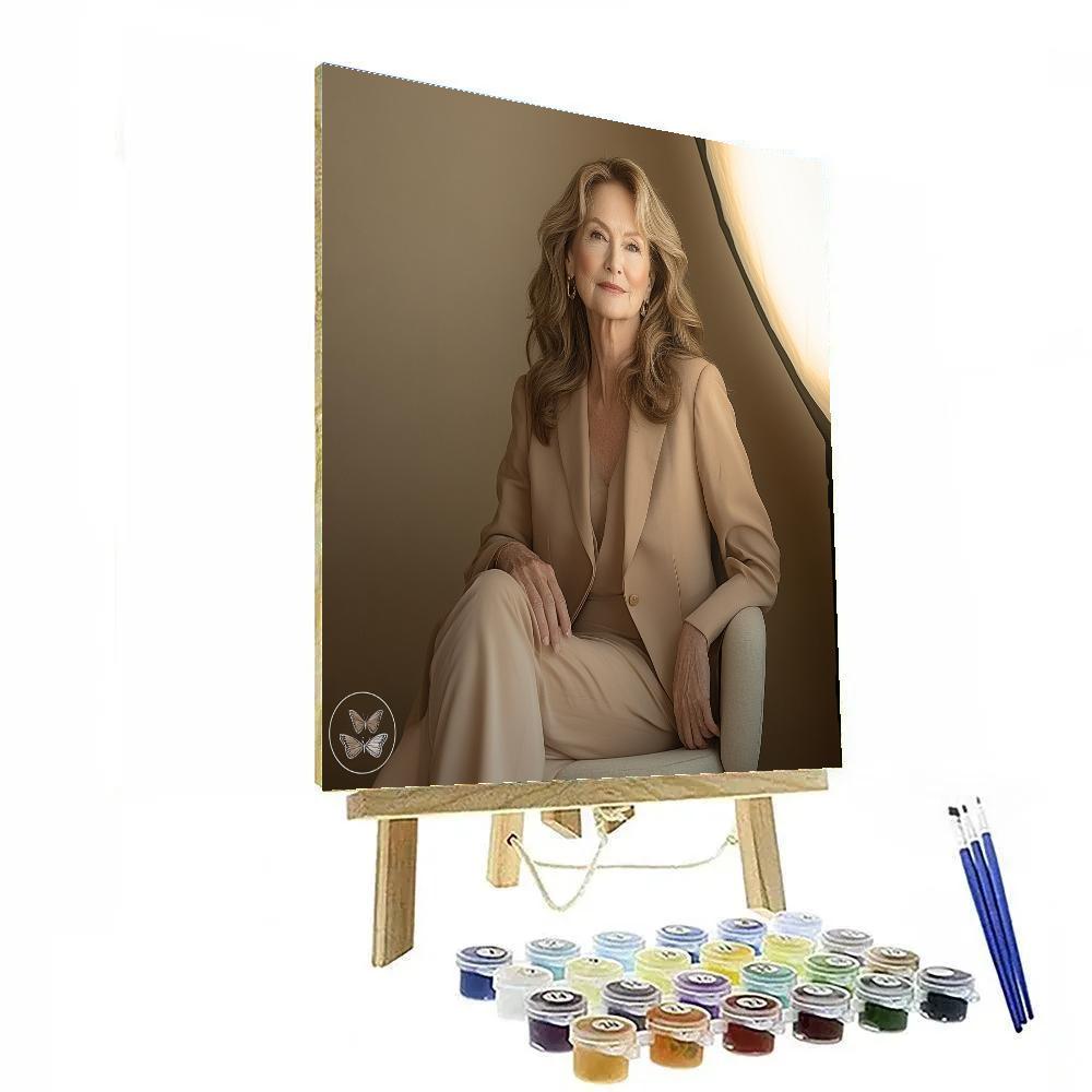 Meryl Streep: The Chameleon Of Quiet Mastery paint by number