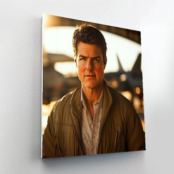 Tom Cruise: High-Altitude Grit And Maverick Momentum painting number kit