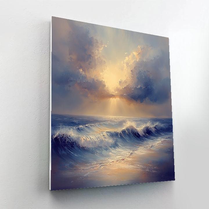 J.M.W. Turner Inspired Tempest At Sea Paint by numbers kits