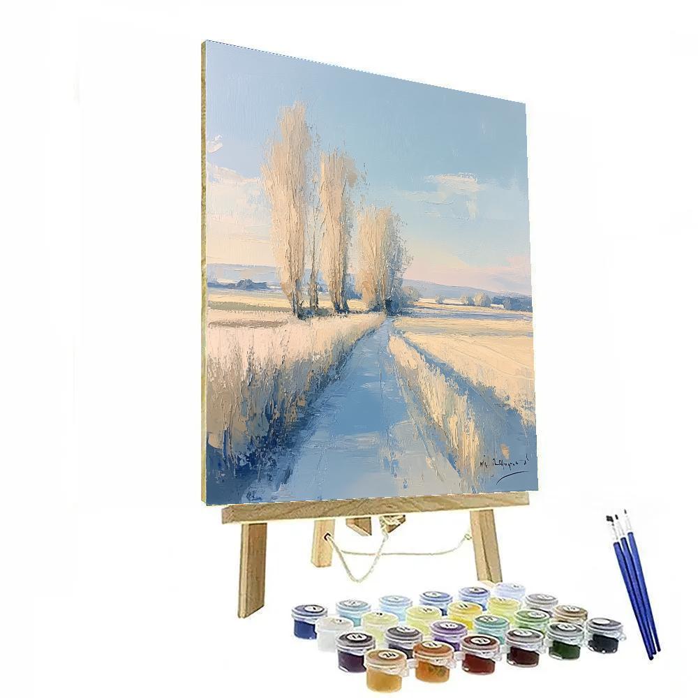 Claude Monet Inspired Rouen Light Study Field Paint by numbers kits