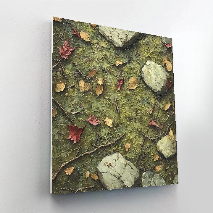 Arthur Lismer Inspired Forest Floor With Sgraffito Light Paint by numbers kits