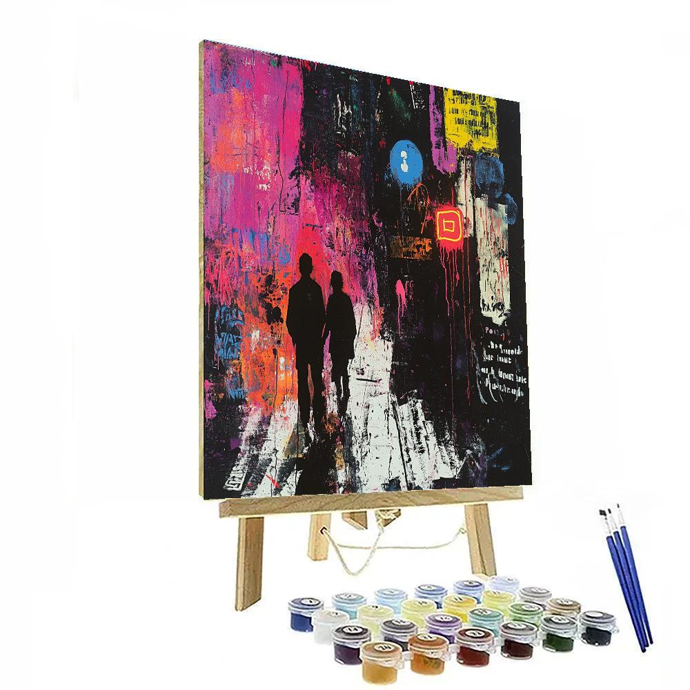 Jean-Michel Basquiat Inspired Urban Mythmakers Numbered painting kits