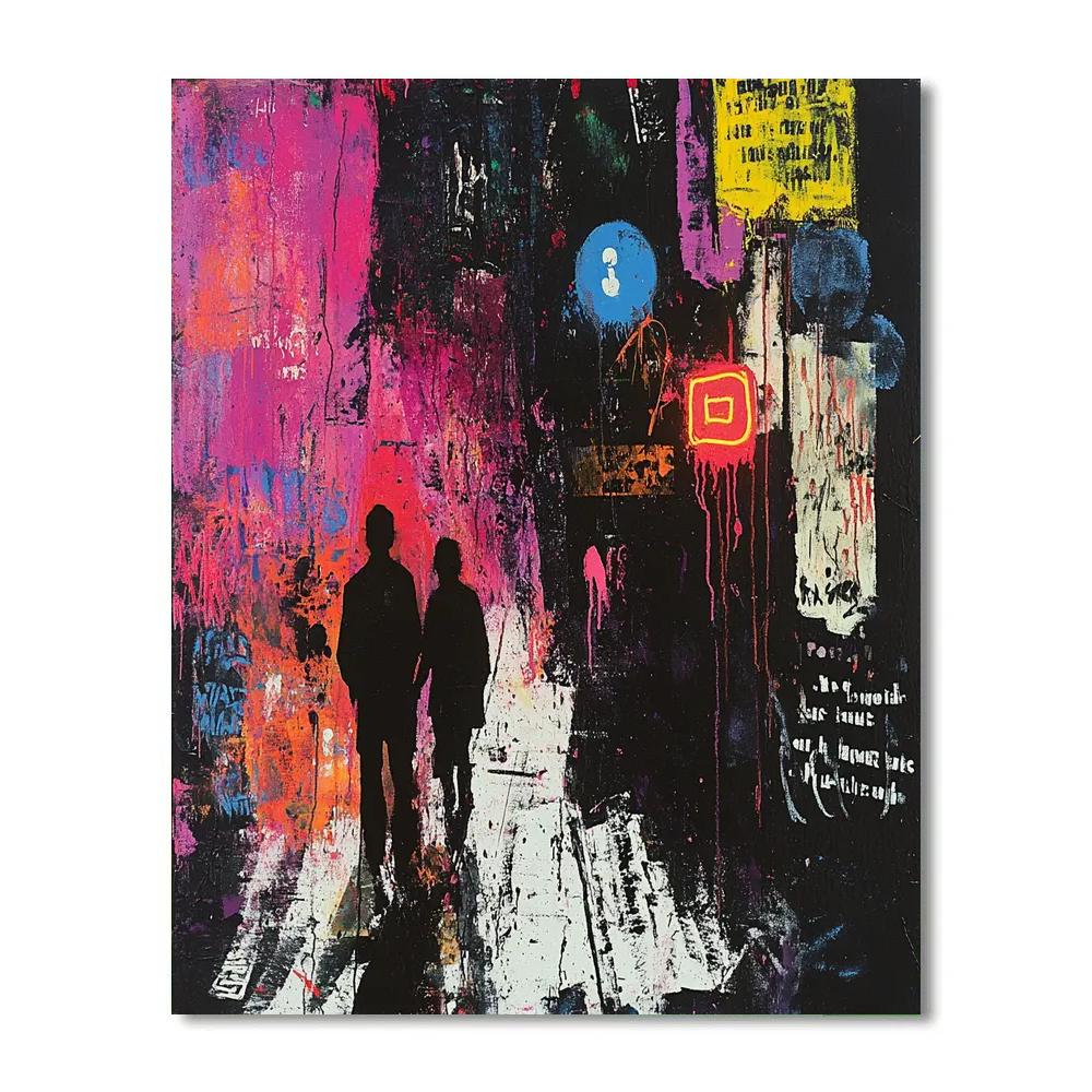 Jean-Michel Basquiat Inspired Urban Mythmakers Numbered painting kits