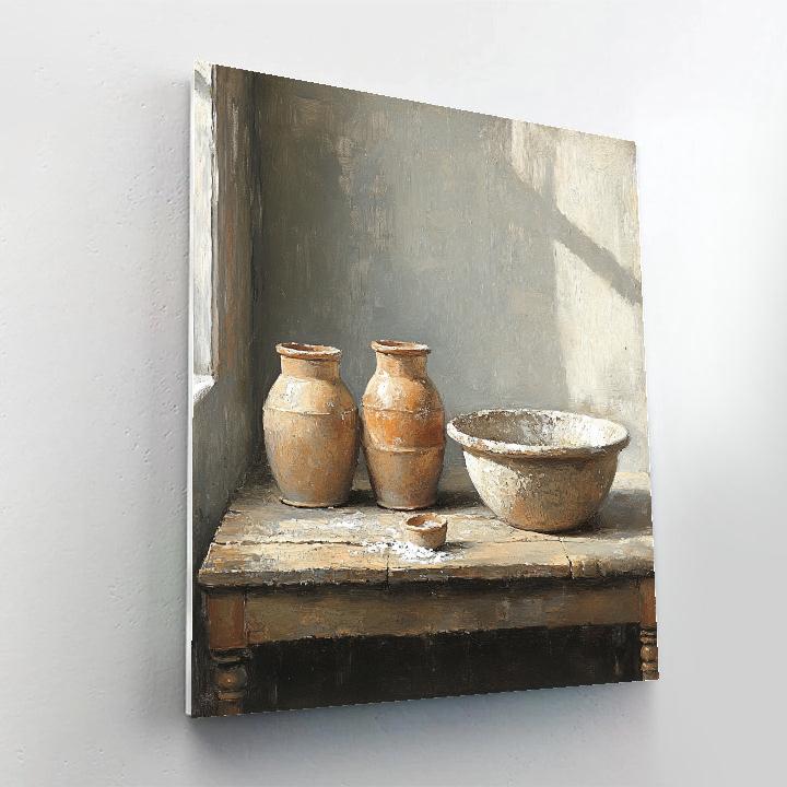 Diego Velázquez Inspired Earthenware Water Jars paint by number