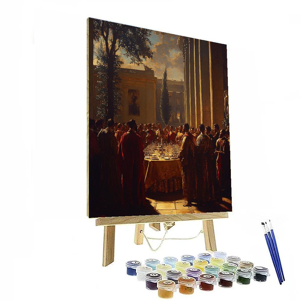 Diego Velázquez Inspired Courtly Banquet DIY paint by numbers
