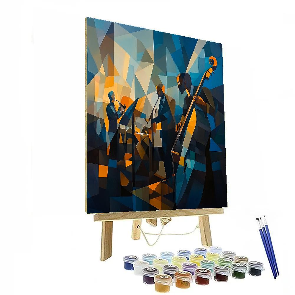 Picasso Inspired Jazz Night DIY paint by numbers