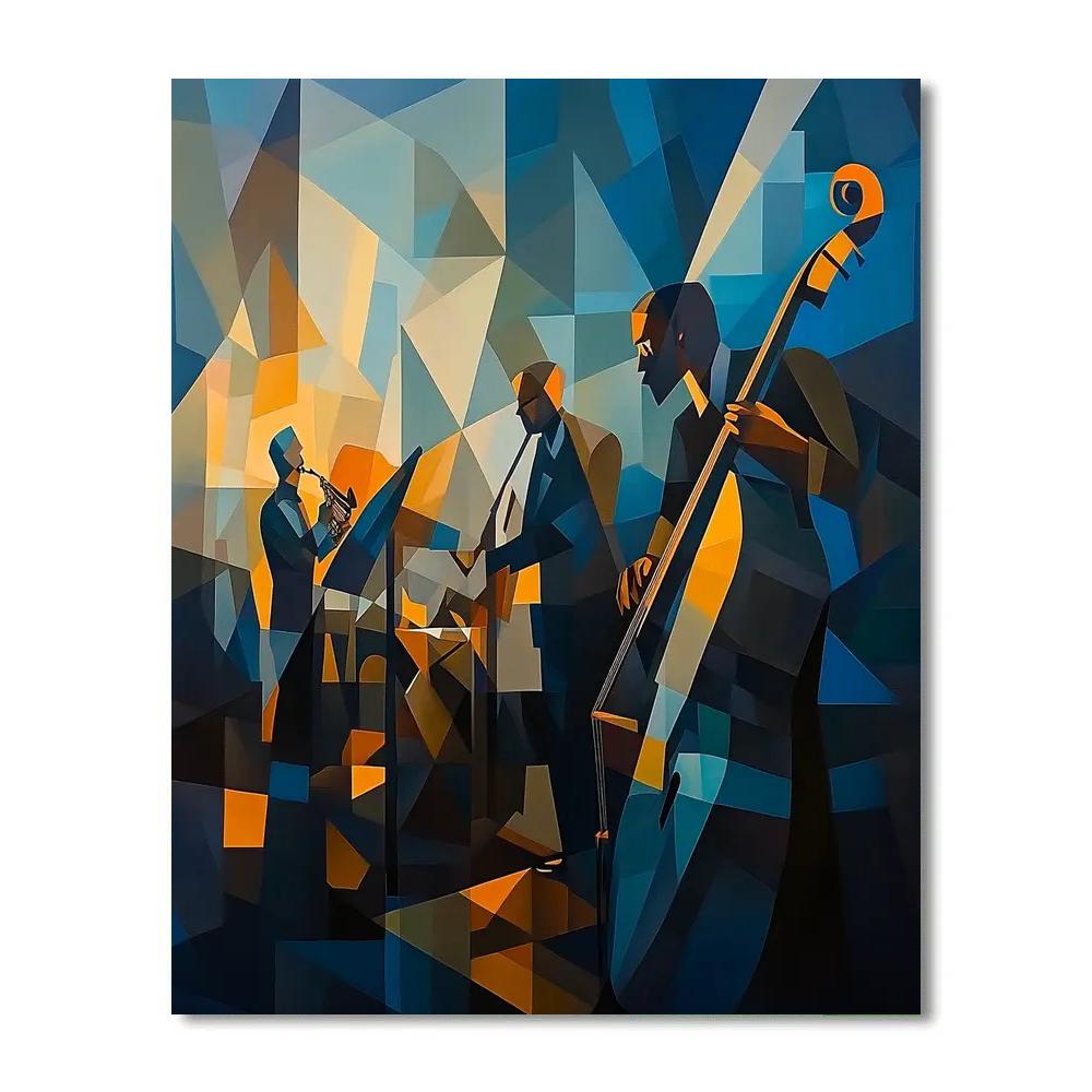 Picasso Inspired Jazz Night DIY paint by numbers