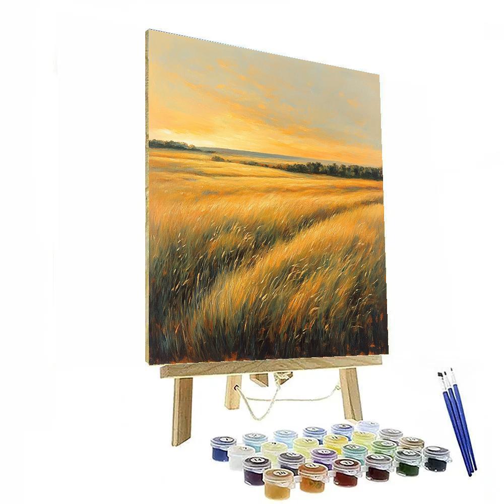 Frederick Varley Inspired Golden Hour Windswept Prairie Paint by numbers kits