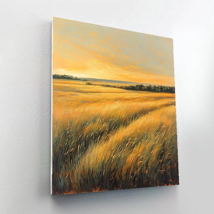 Frederick Varley Inspired Golden Hour Windswept Prairie Paint by numbers kits