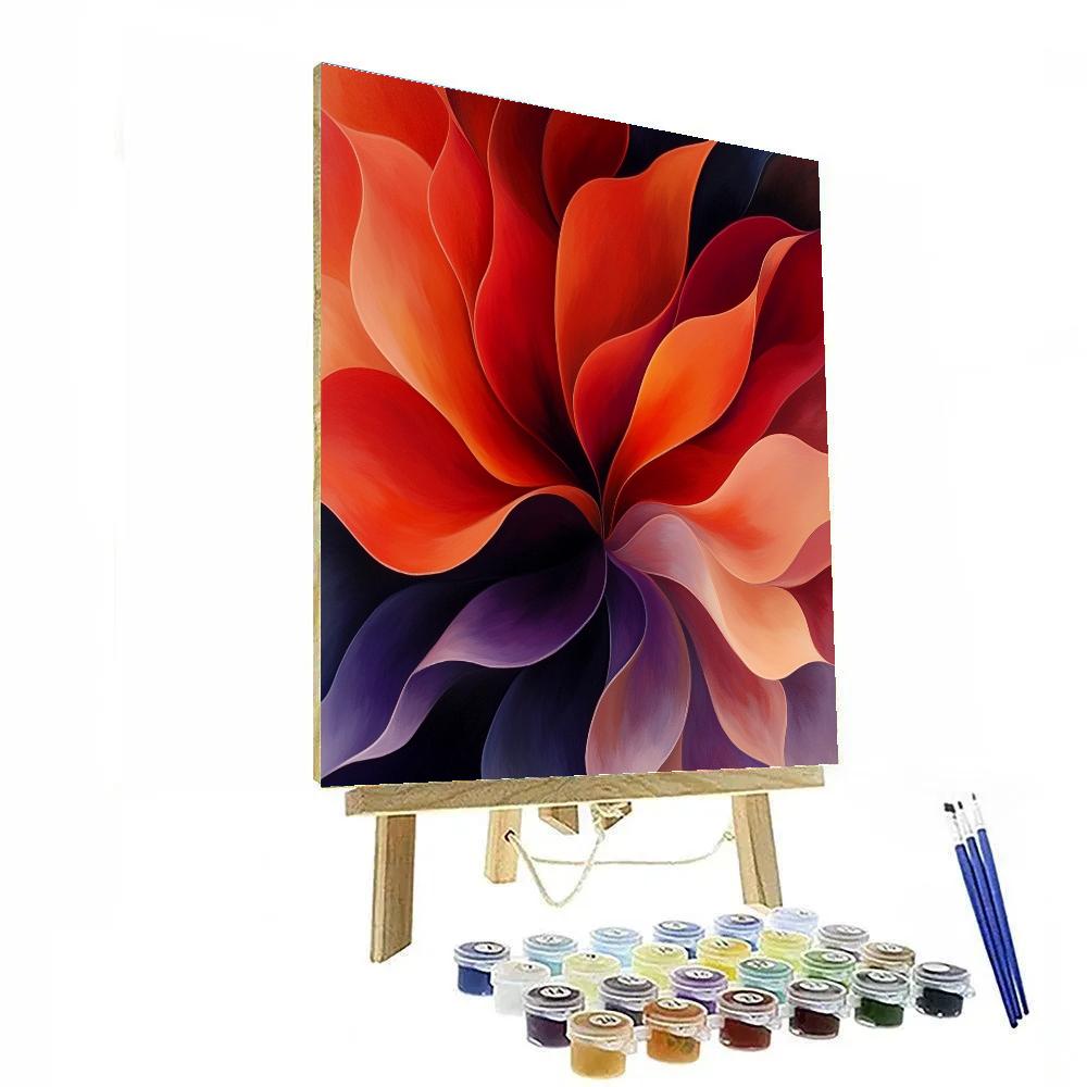 Georgia O Keeffe Inspired Desert Flowers Paint by numbers kits