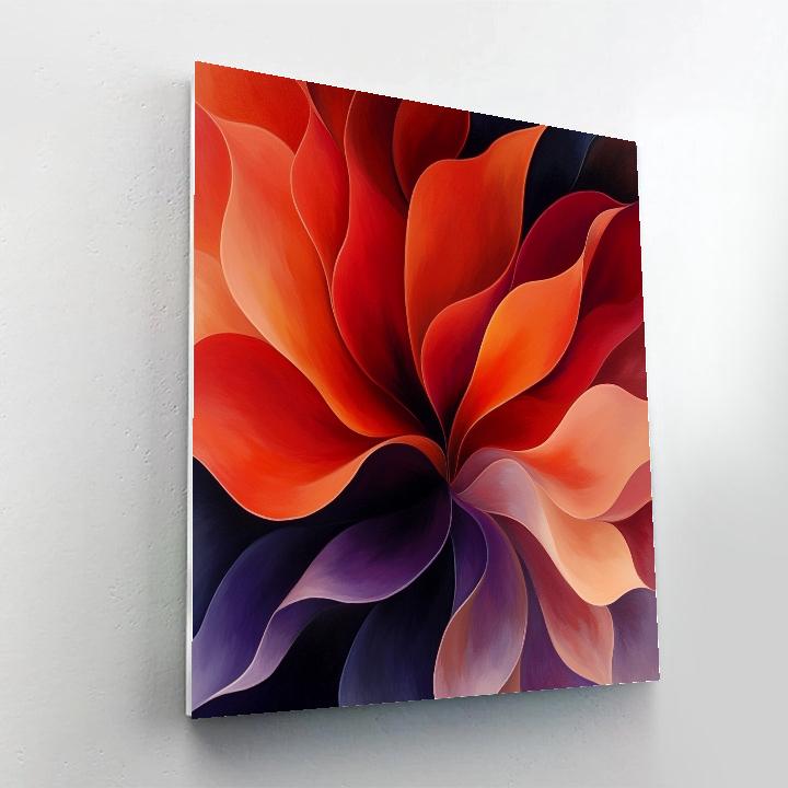 Georgia O Keeffe Inspired Desert Flowers Paint by numbers kits