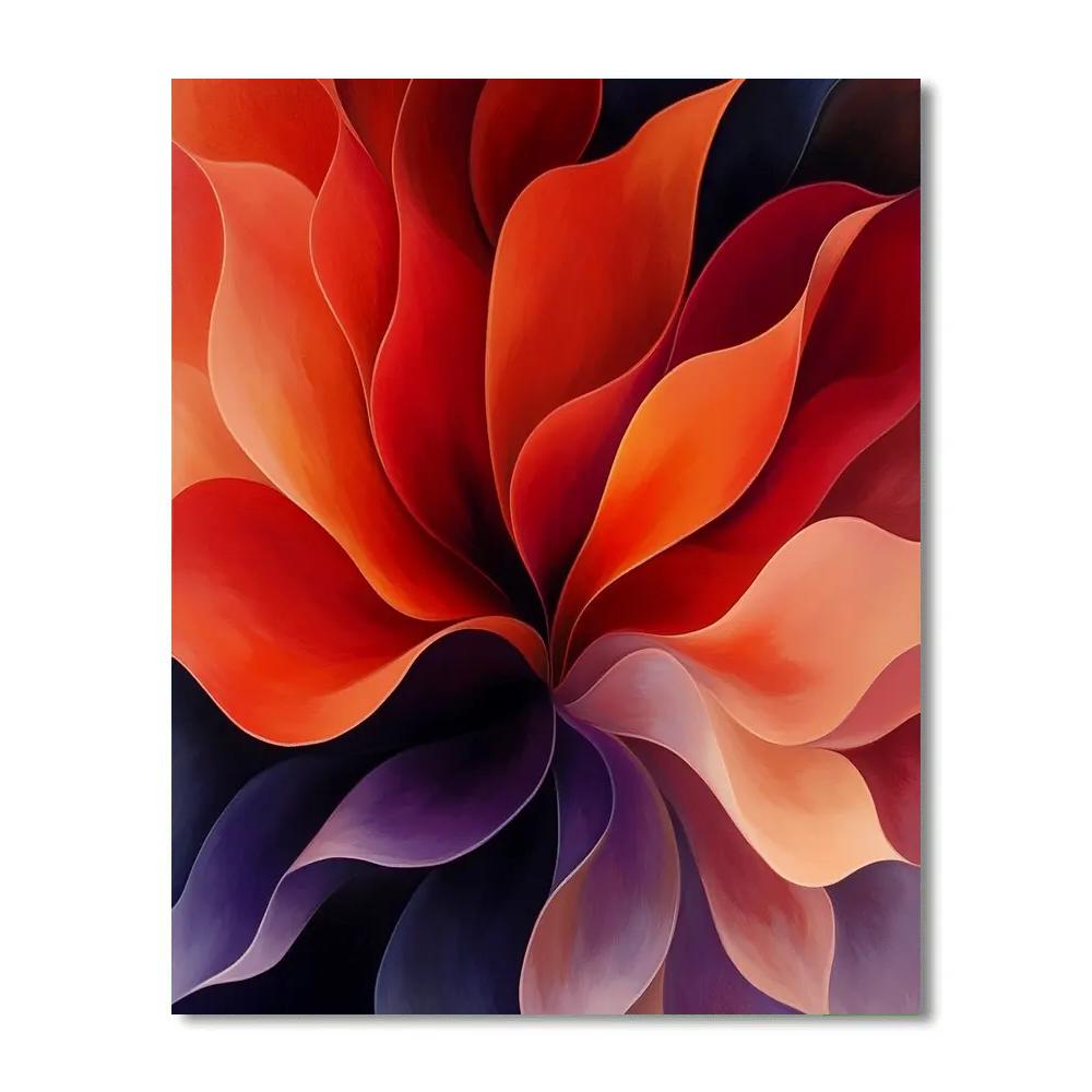 Georgia O Keeffe Inspired Desert Flowers Paint by numbers kits
