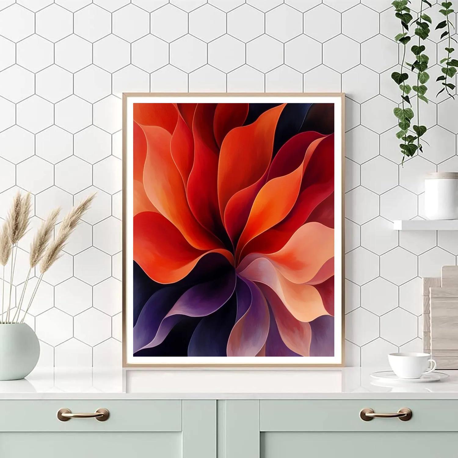 Georgia O Keeffe Inspired Desert Flowers Paint by numbers kits