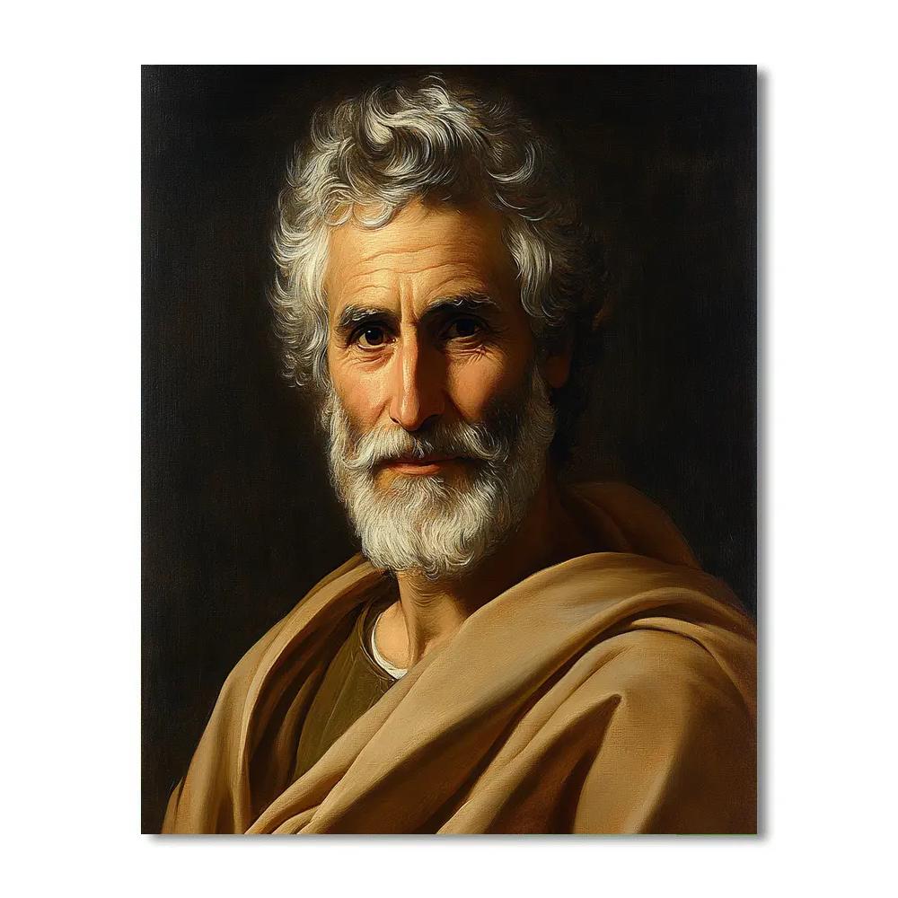 Leonardo Da Vinci Inspired Renaissance Scholar Painting by numbers kit