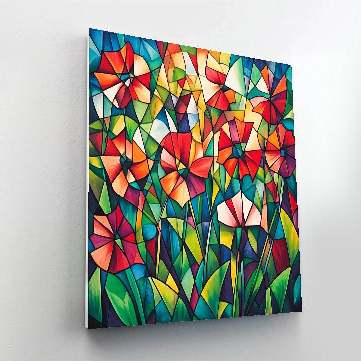 Picasso Inspired Surreal Garden Painting by numbers kit