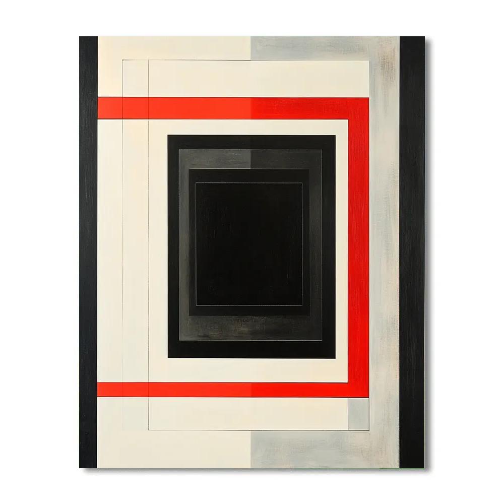 Kazimir Malevich Inspired Cosmic Square Harmony paint by color