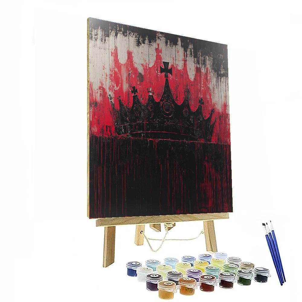 Jean-Michel Basquiat Inspired Echoes Of Power painting number kit