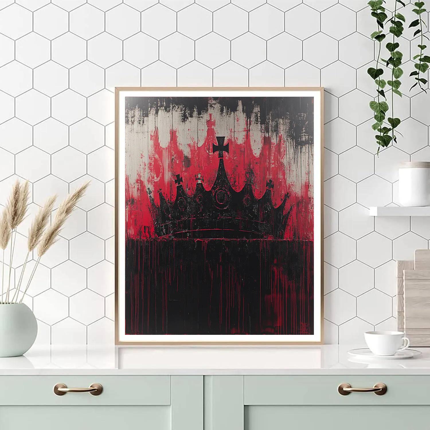 Jean-Michel Basquiat Inspired Echoes Of Power painting number kit