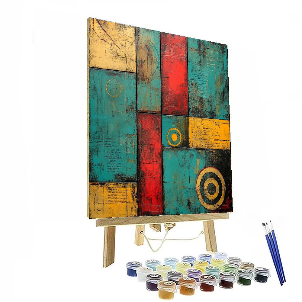 Jean-Michel Basquiat Inspired Memory Fragments Paint by numbers kits