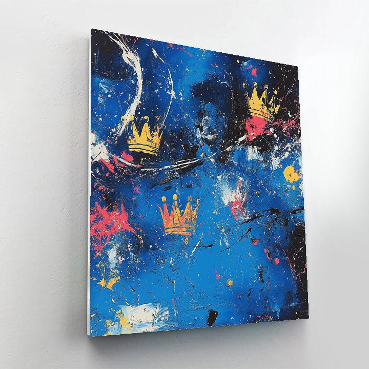 Jean-Michel Basquiat Inspired Cosmic Resonance Paint by numbers kits