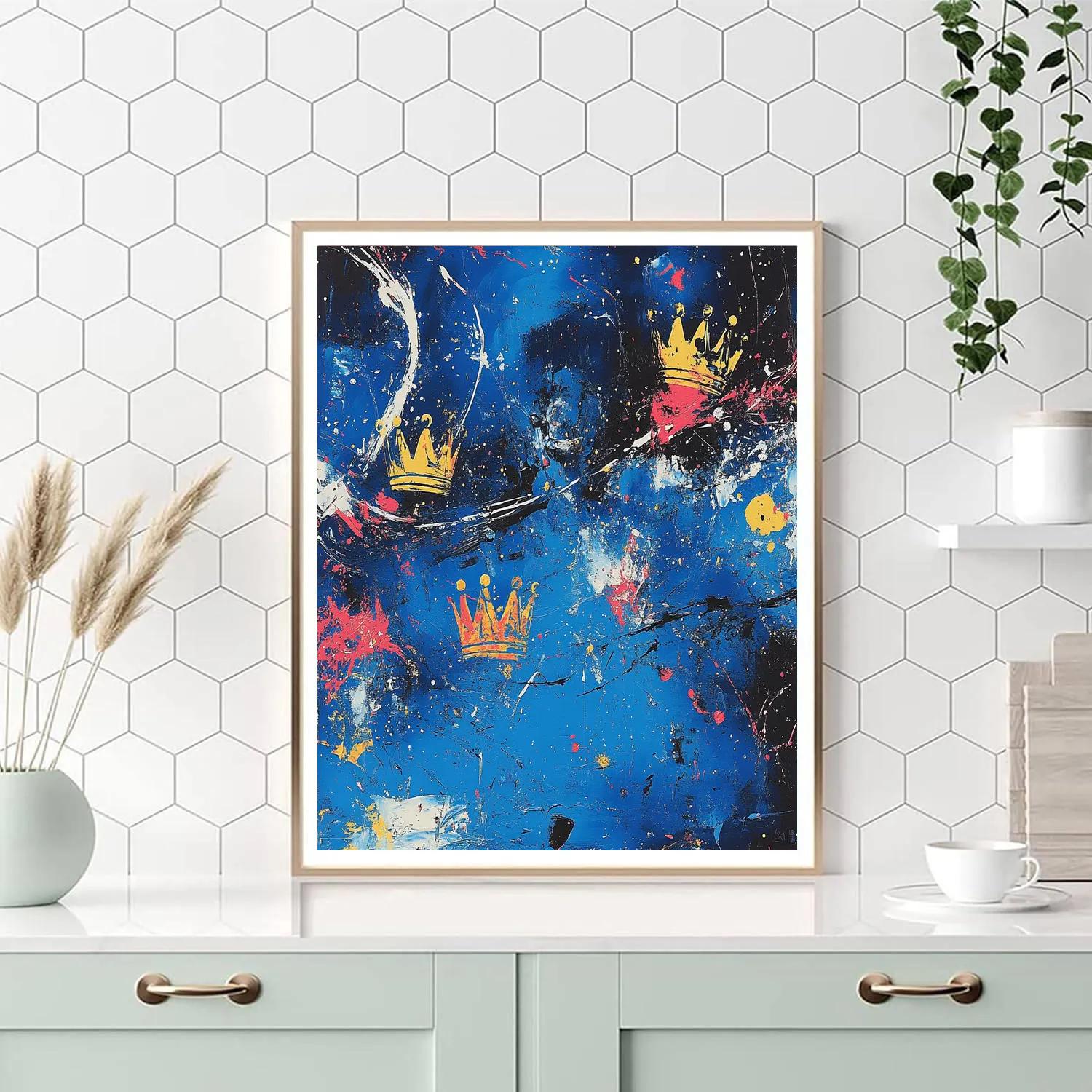 Jean-Michel Basquiat Inspired Cosmic Resonance Paint by numbers kits