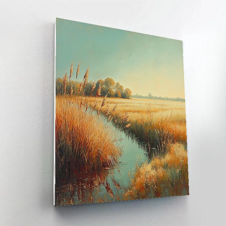 Hiroshige Inspired Autumn Reed Harmony Painting by numbers kit
