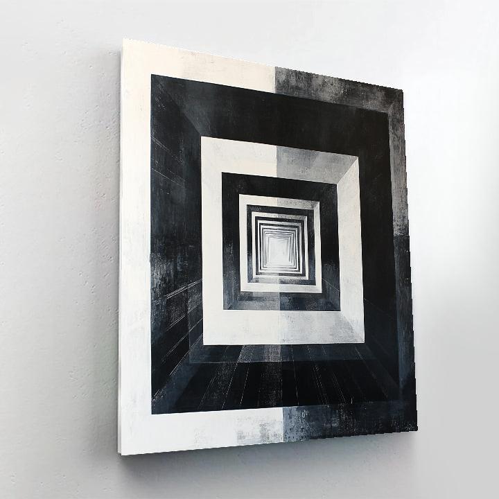 M.C. Escher Inspired Recursive Hall Of Mirrors DIY paint by numbers