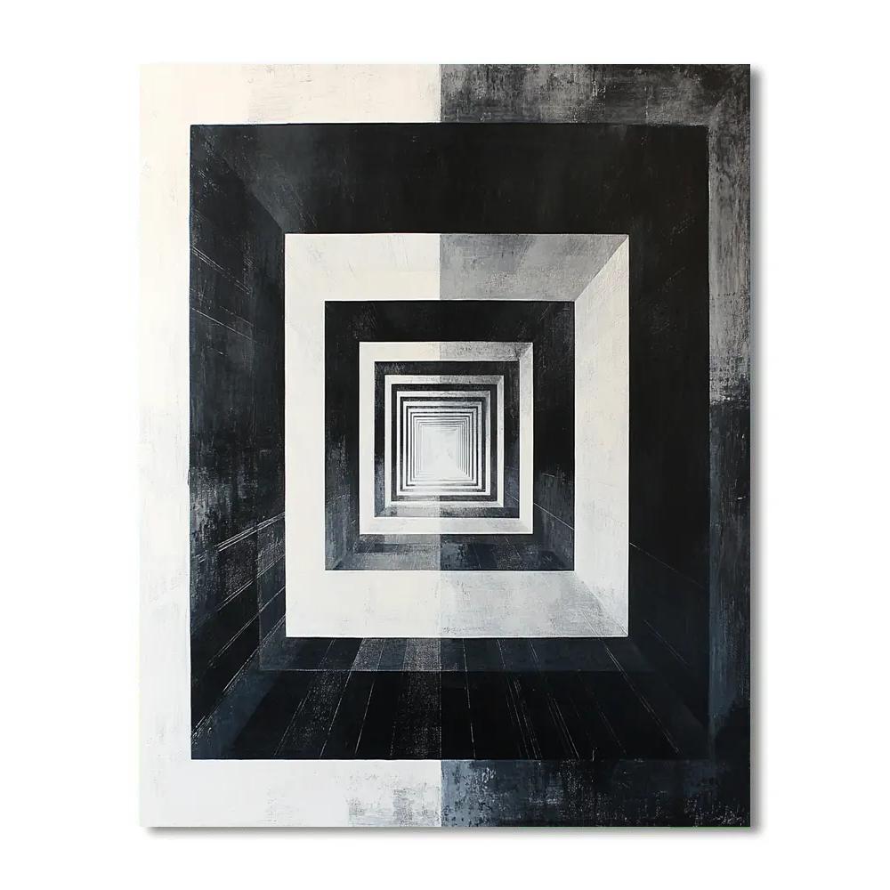 M.C. Escher Inspired Recursive Hall Of Mirrors DIY paint by numbers