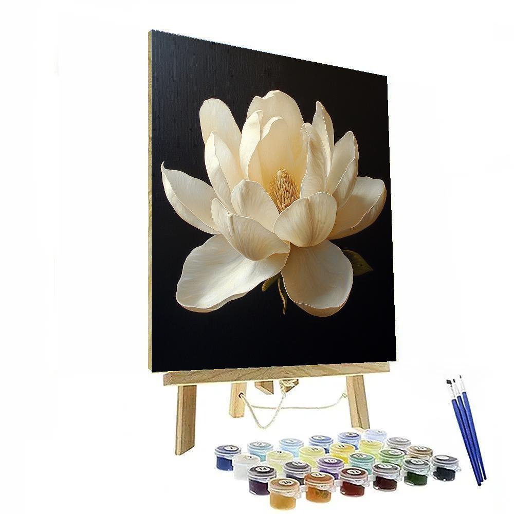 Caravaggio Inspired Lunar Blossom Number painting