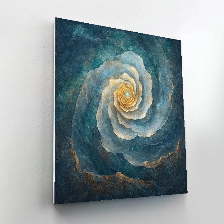 Michelangelo Inspired Nebular Vortex paint by color