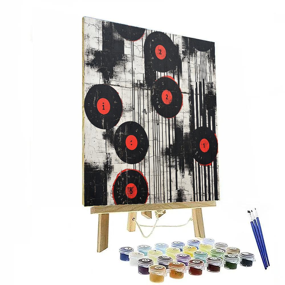 Banksy Inspired Surveillance Void Painting by numbers kit