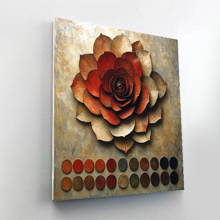 Michelangelo Inspired Celestial Blossom painting number kit