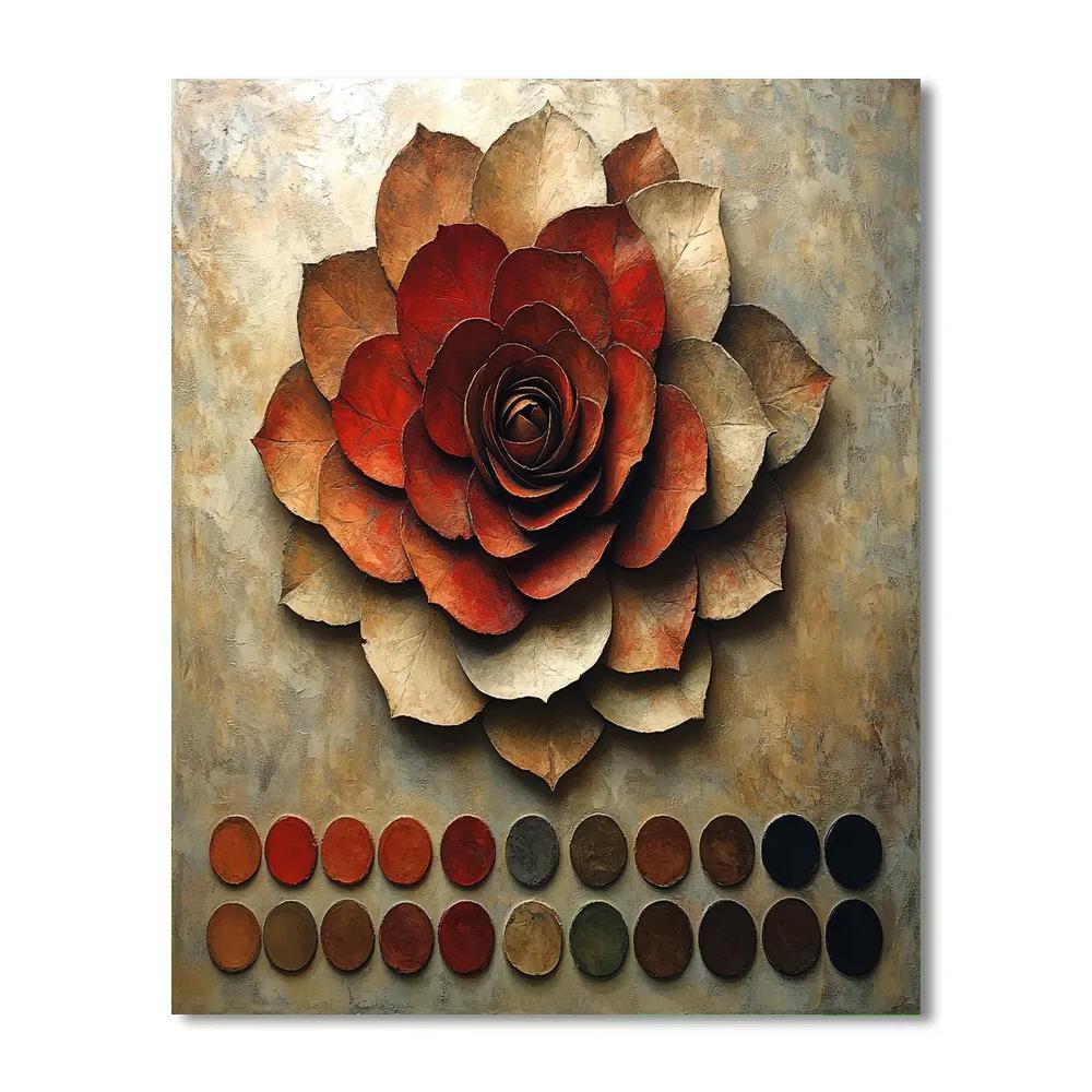 Michelangelo Inspired Celestial Blossom painting number kit