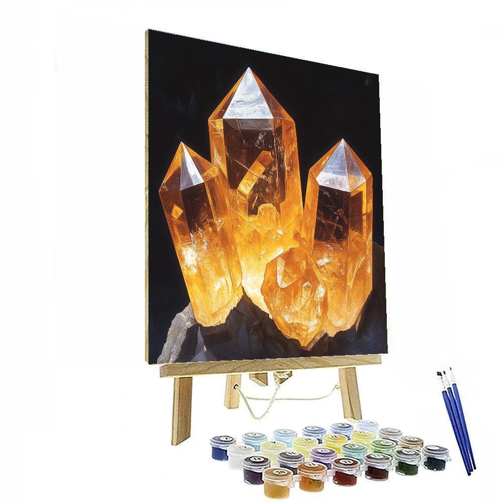 Caravaggio Inspired Amber Quartz Painting by numbers kit