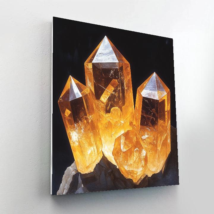 Caravaggio Inspired Amber Quartz Painting by numbers kit