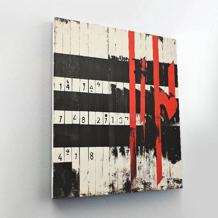 Banksy Inspired Consumerism Void Numbered painting kits