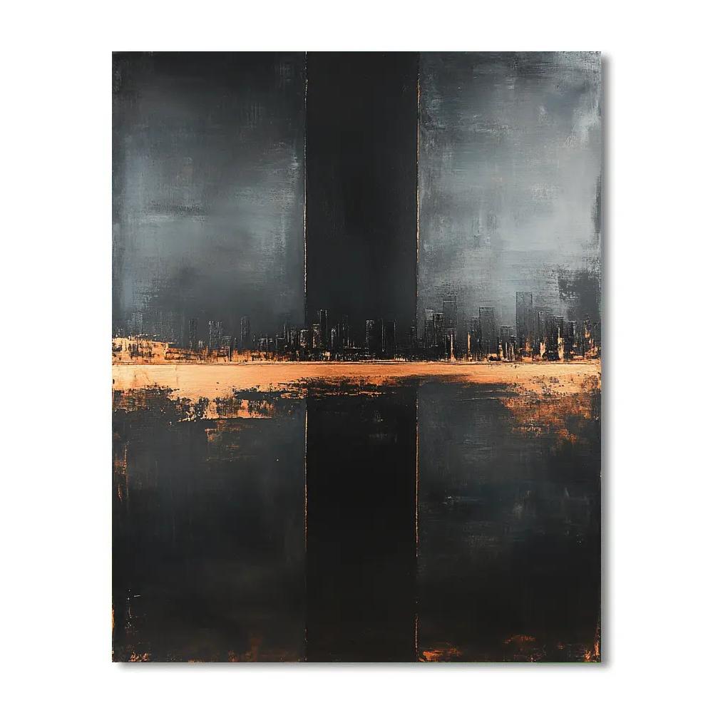 Mark Rothko Inspired Urban Dusk Paint by numbers kits