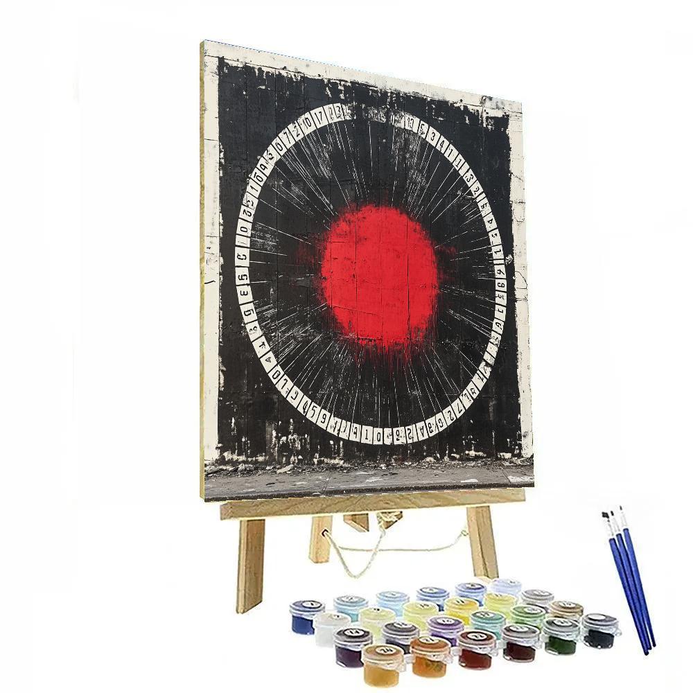 Banksy Inspired War Silence Paint by numbers kits