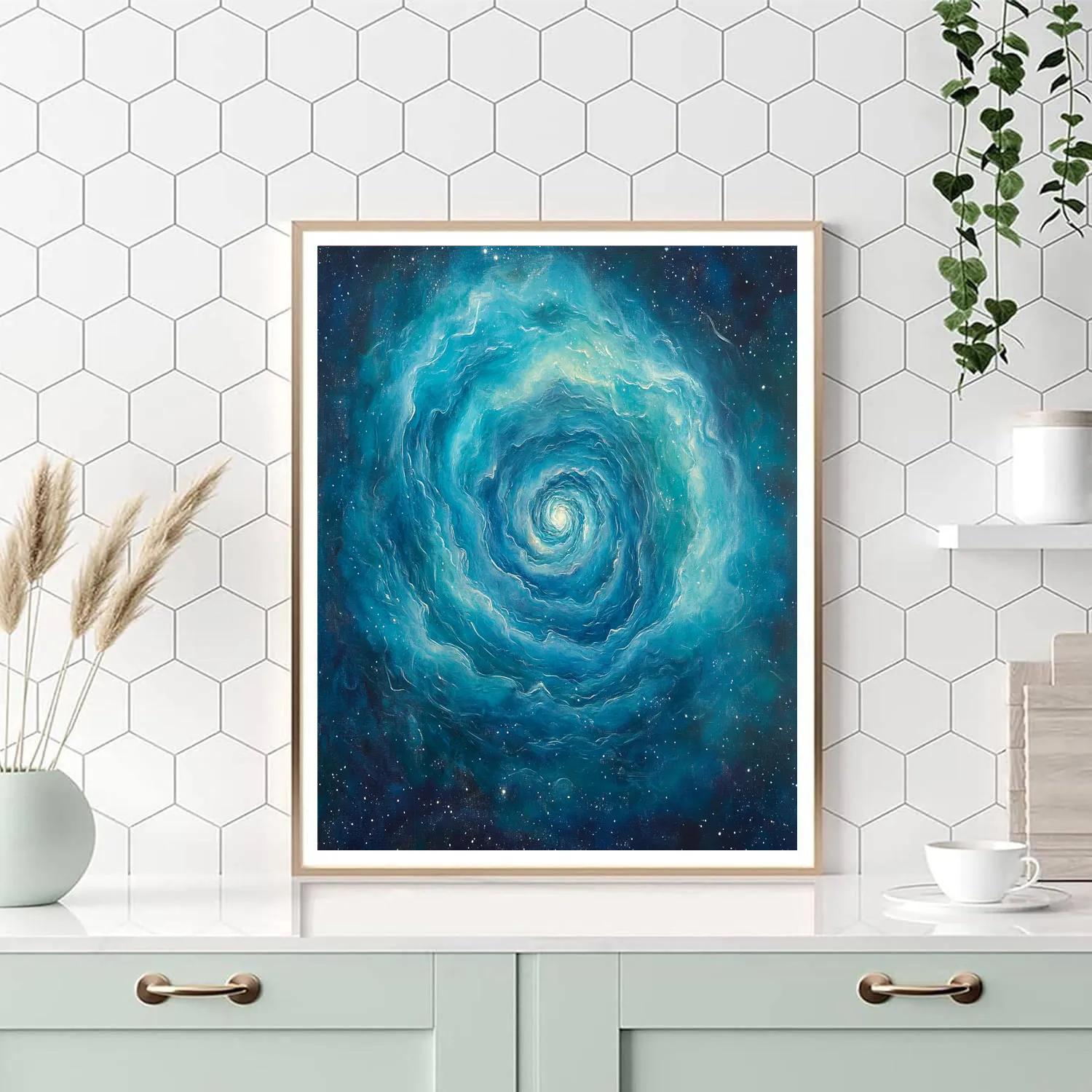 Michelangelo Inspired Celestial Labyrinth Painting by numbers kit
