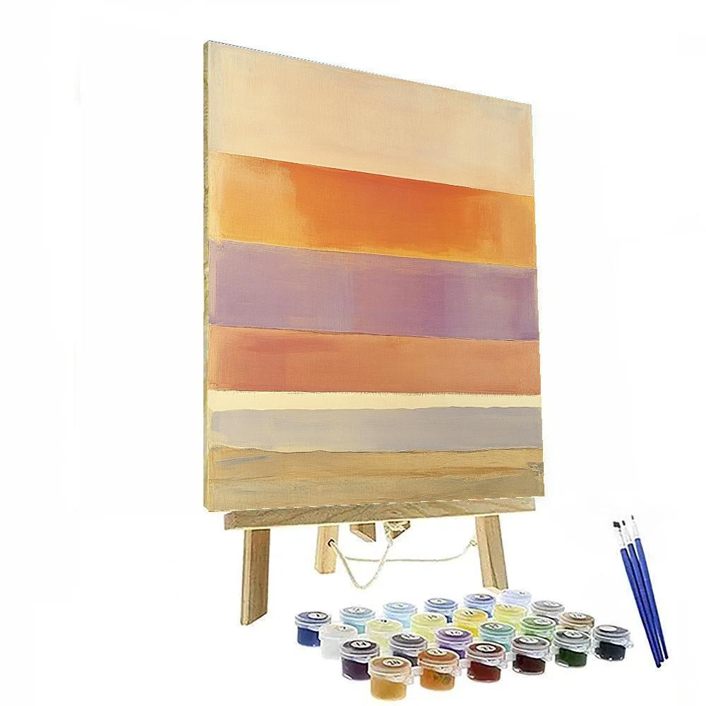 Mark Rothko Inspired Desert Solitude Paint by numbers kits