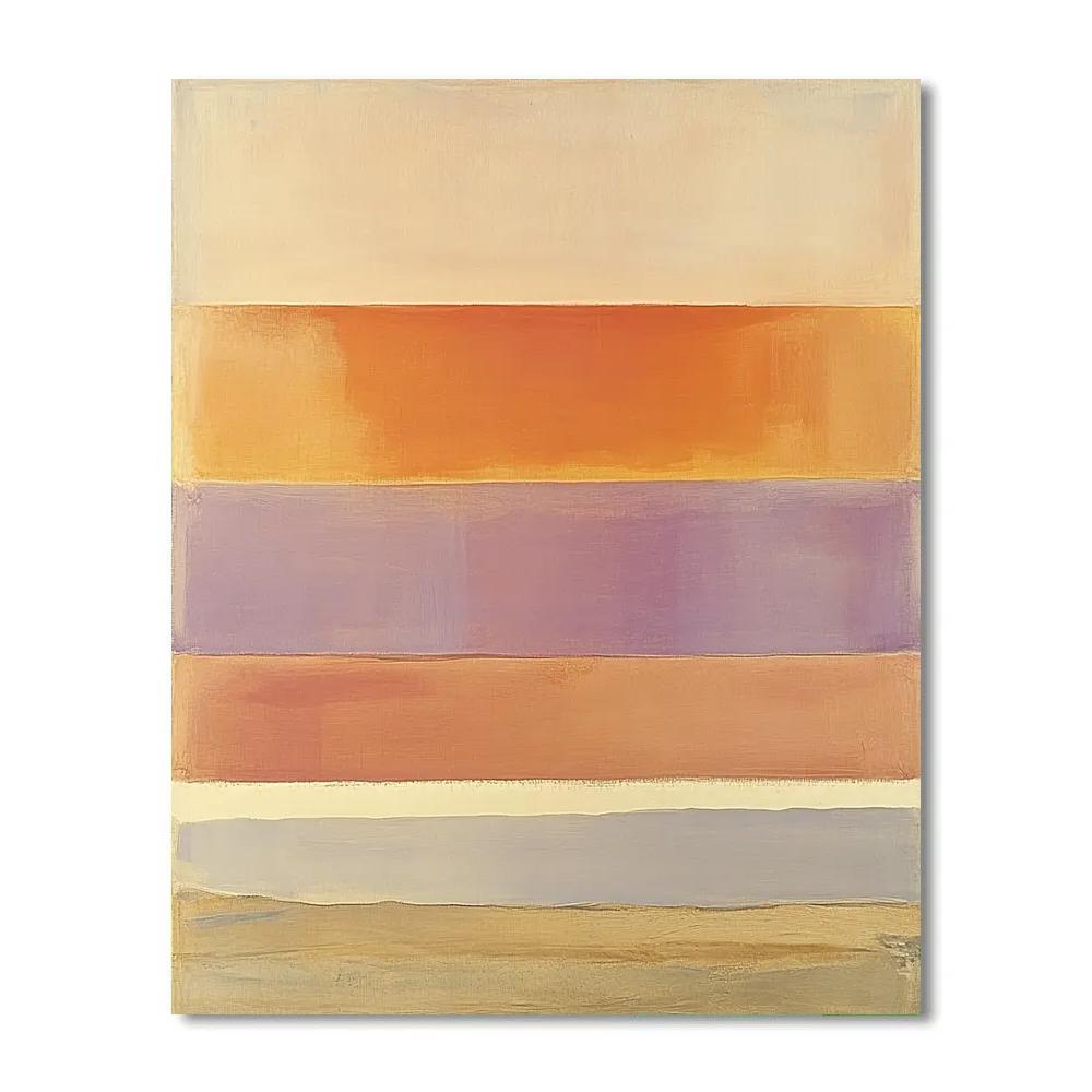 Mark Rothko Inspired Desert Solitude Paint by numbers kits