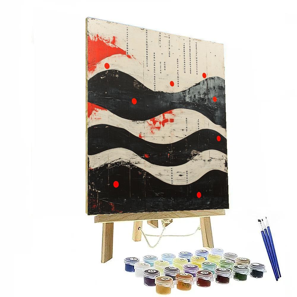 Banksy Inspired Climate Exodus paint by color