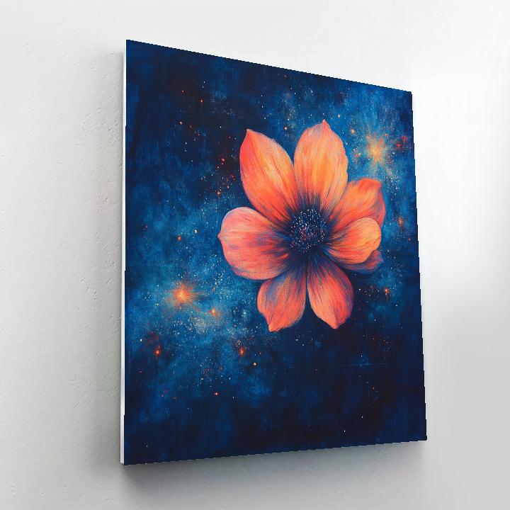 Edgar Degas Inspired Celestial Blossom paint by numbers